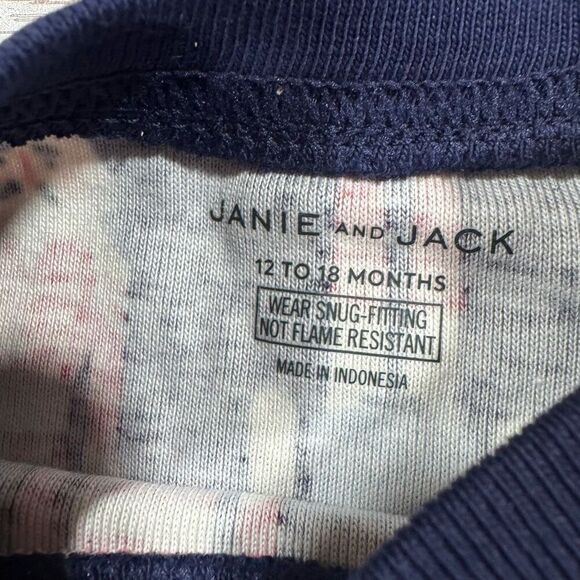 New Janie & Jack Good Night Pajama in Nut Cracker 12-18M - Picture 3 of 6